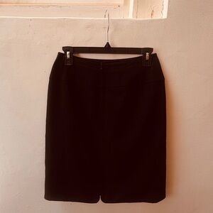 Elegant Black Vintage Chanel Skirt